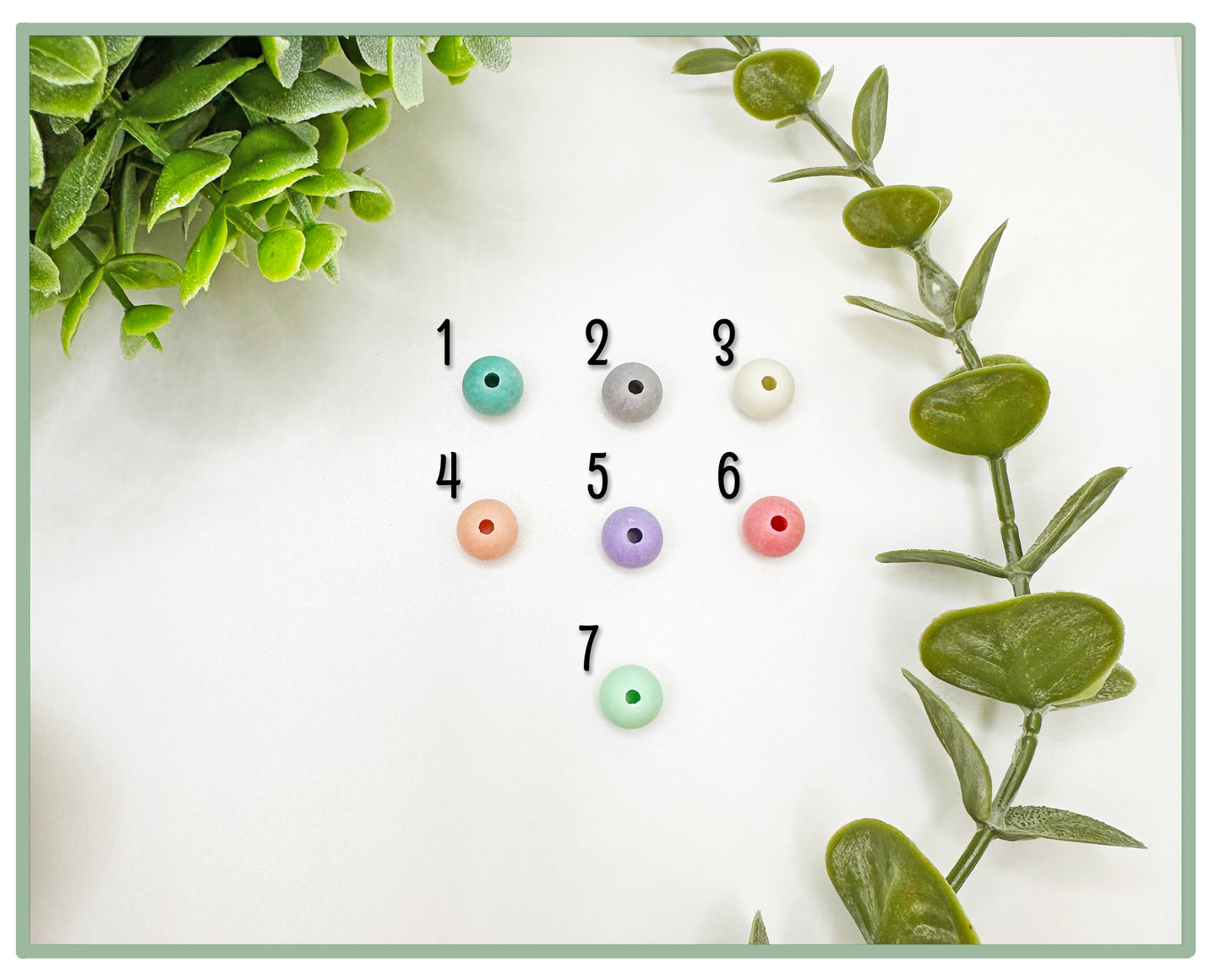 Interchangeable Bead Badge Reel / Hook & Loop