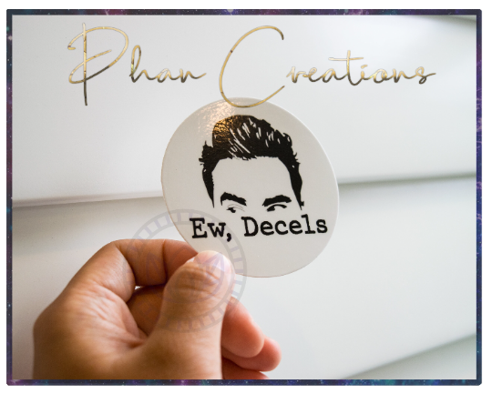 Ew, Decel Sticker