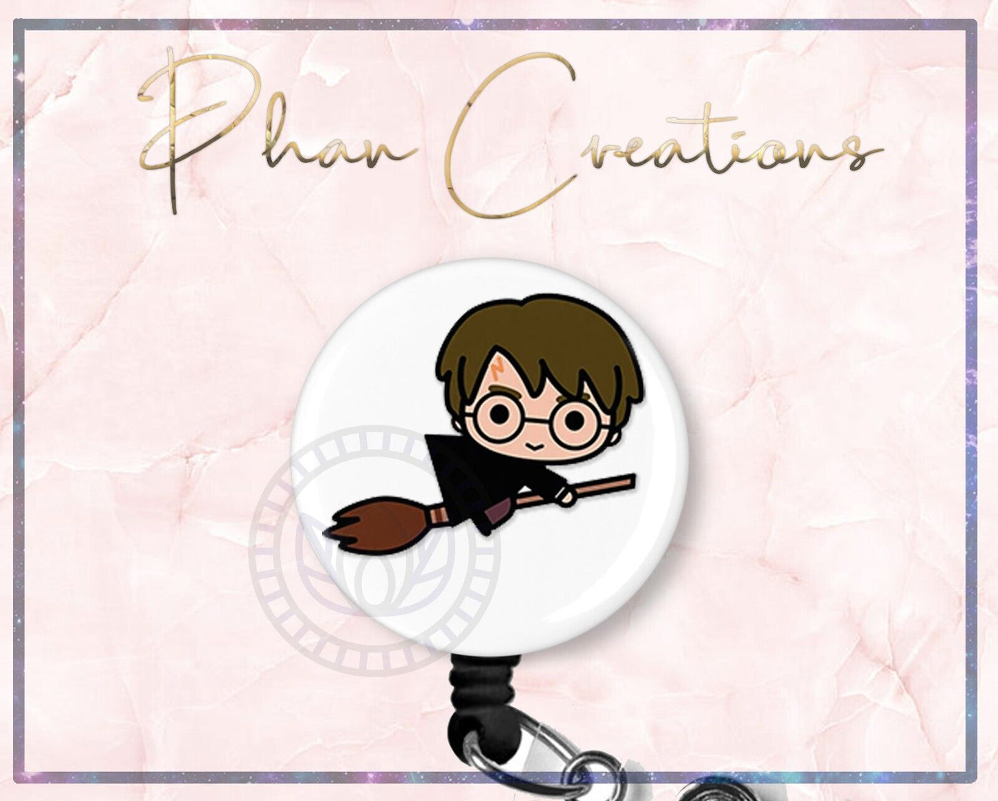 Harry Potter Cute Retractable ID Badge Reel