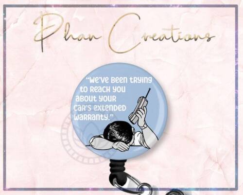 Car's Extended Warranty Retractable ID Badge Reel