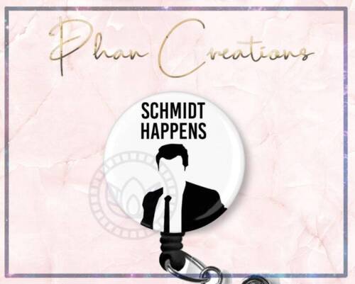 Schmidt Happens Retractable ID Badge Reel
