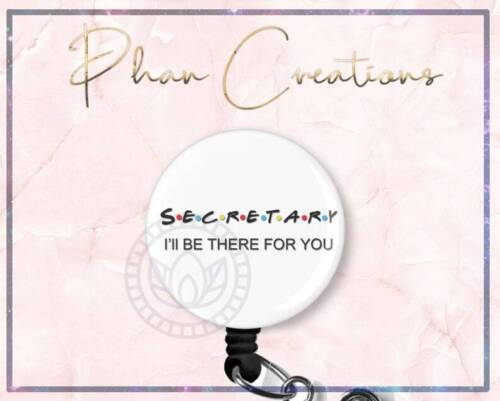 Secretary Retractable ID Badge Reel