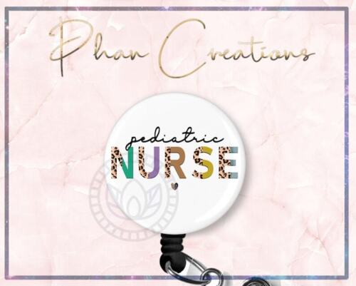 Pediatric Nurse Retractable ID Badge Reel