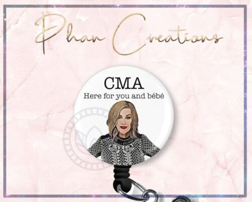 Certified Medical Assistant Retractable ID Badge Reel