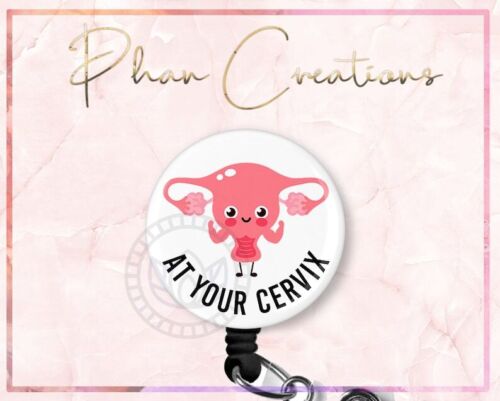 At Your Cervix Retractable ID Badge Reel