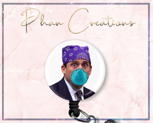 Prison Mike Funny Retractable ID Badge Reel