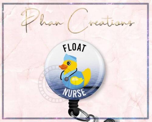 Float Nurse Retractable ID Badge Reel