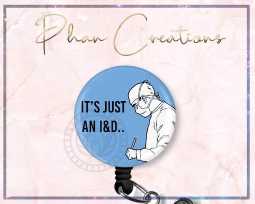 It's Just An I&D Retractable ID Badge Reel