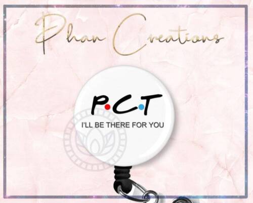 PCT Nurse Retractable ID Badge Reel