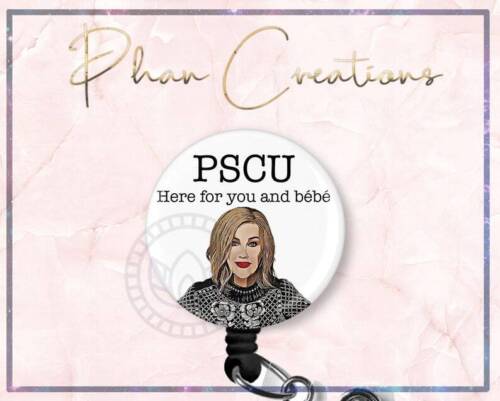 PSCU Retractable ID Badge Reel