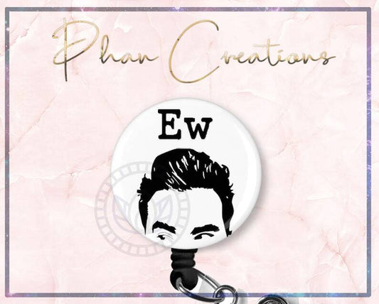 David Ew Nurse Retractable ID Badge Reel