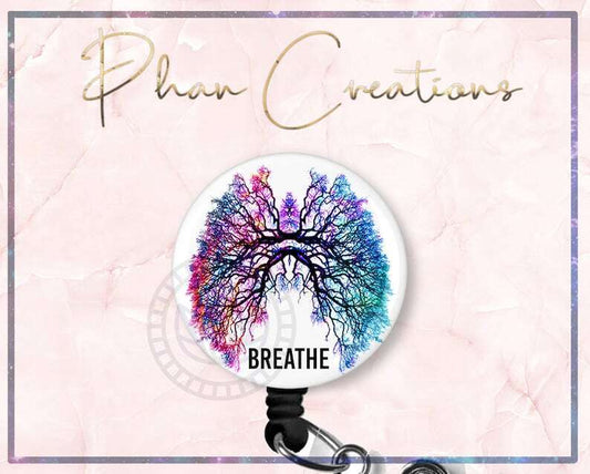 Respiratory Therapist Retractable ID Badge Reel