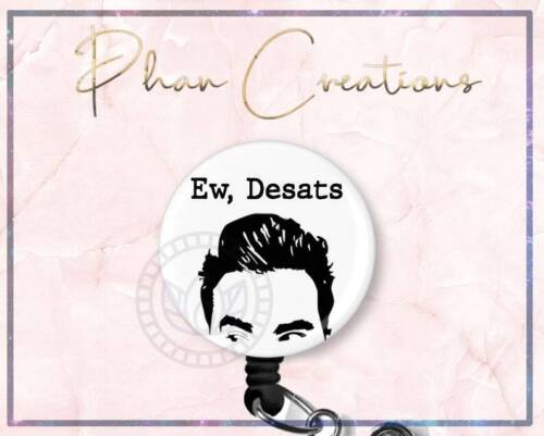 Ew Desats Nurse Retractable ID Badge Reel