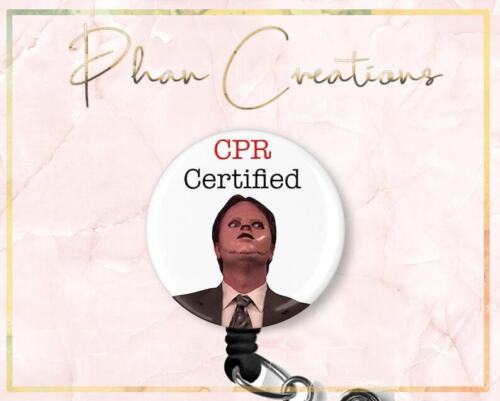 CPR Certified Retractable ID Badge Reel